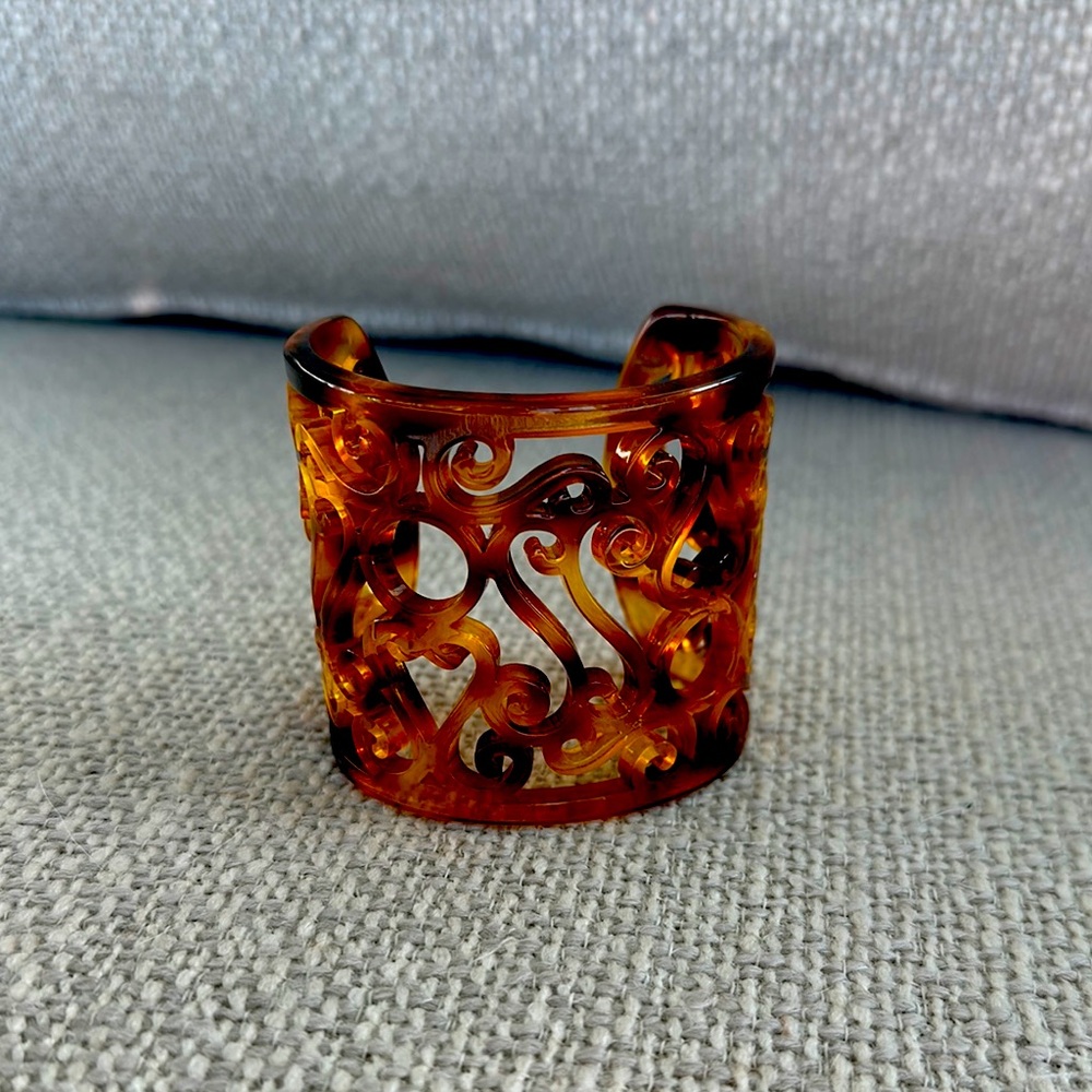 BNNW Tortoiseshell Acrylic Cuff Bracelet
